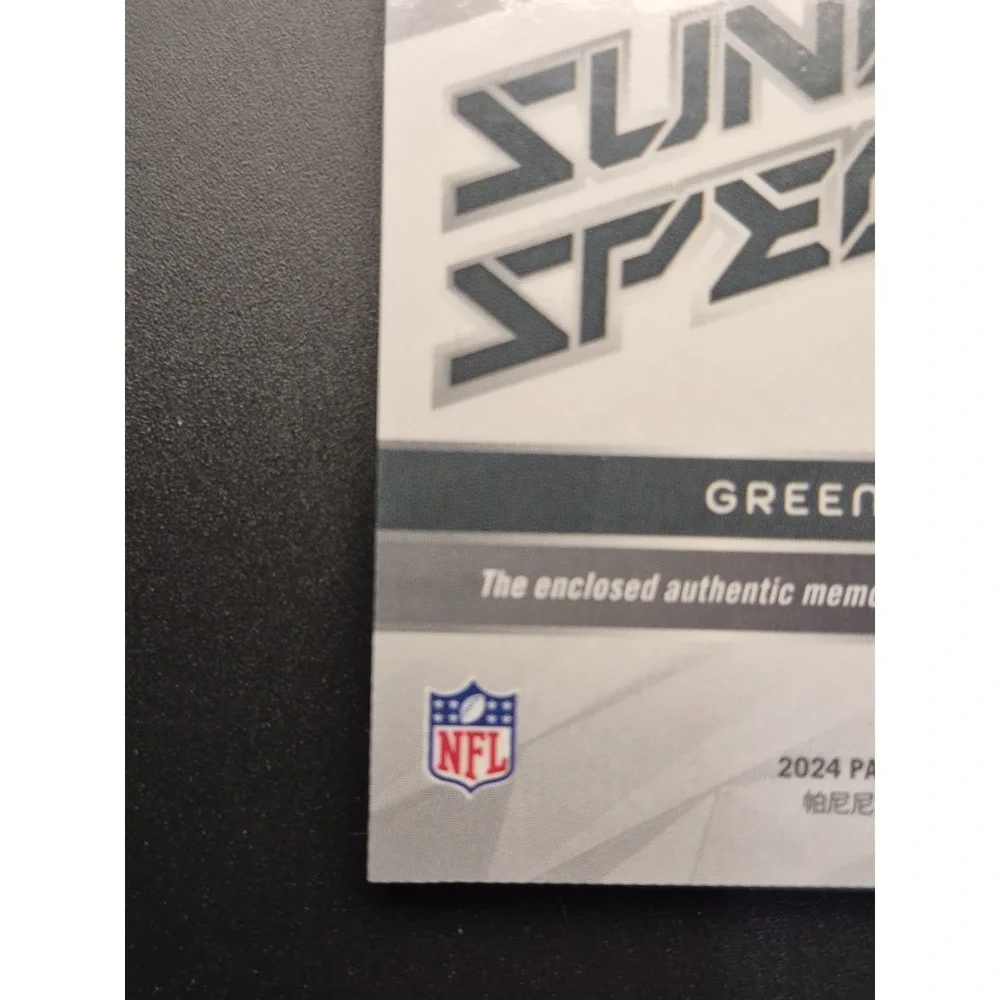 2024 Panini Spectra Sunday Spectacle Josh Jacobs #SS-JJS Neon Blue Prizm /60